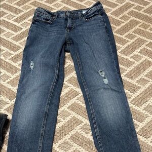 Silver Jeans Suki Skinny Jeans with Distressed Details Size W28/L29